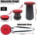 Portable Retractable Folding Stool, Telescoping Minimax Stool Seat Lightweight for Camping Fishing Hiking Indoor and Outdoor Travel. 