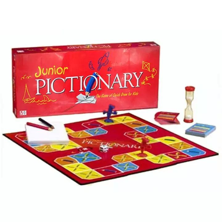 Junior Pictionary Board Game no 0125B The Game of Quick Draw for Kids
