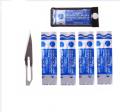 Stainless Steel Blade For Craft Model Making Carving ,Scoring Pack Of 15 Blades # 24. 