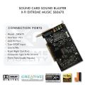 Creative Sound Blaster X-Fi SB0670 7.1 Channels High Quality PCI Sound Cards DTS Decoding Music Movie Games Original Desktop Computer Sound Card PCI Slot ( Branded Used ). 