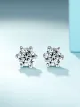 [ New ] Direct Sales Moissanite Stud Earrings Artificial Diamond Men's Single Trendy Men's Earrings Men's and Women's Same Classic Six-Claw. 