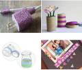 DIY Crafts Washi Tape Set of 12 Rolls with free double sided tissue tape.. 