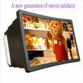New 3D Magnifier F2 Eye Retractable Mobile Phone Screen Amplifier Second Generation 3D Video HD Magnifier Glass. 