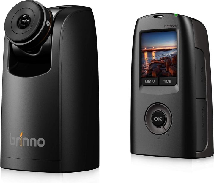 Brinno TLC200 Pro Time Lapse Camera With Waterproof Housing Case Bundle - 42 Day Battery Life - Captures Professional 720P HDR Timelapse Videos - Great For Long-Term Outdoor Projects