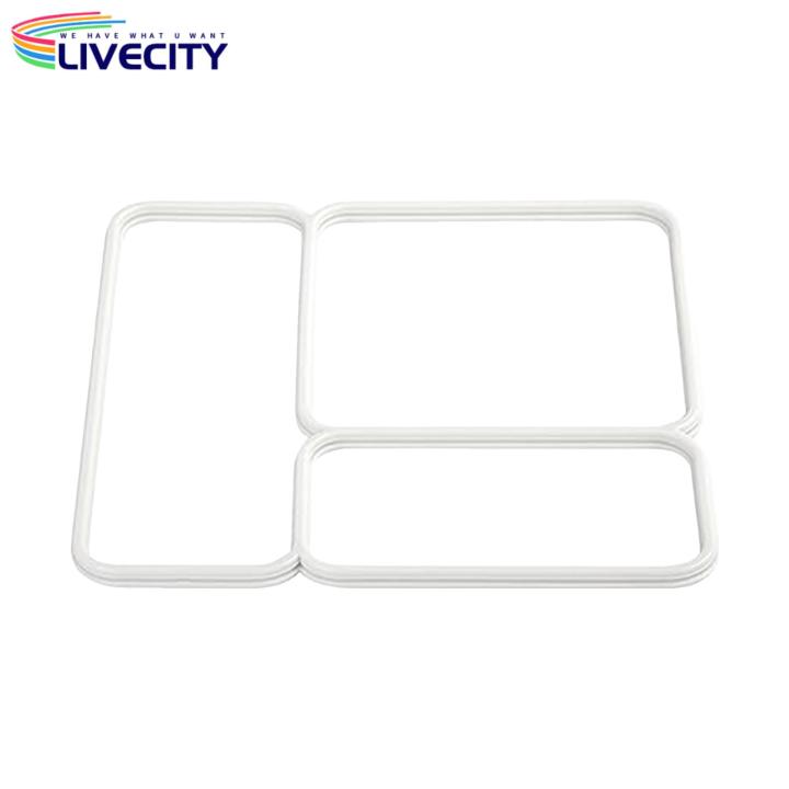 Silicone Replacement Seals for Lunch Boxes Omiebox Lid Seal Gasket Replacement for Kids Bento Lunch Box Insulated Food Container Accessories Lunch Box Lid Replacement Gaskets