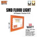 SIC 10W LED Flood Light – IP66 Waterproof Outdoor Light, Security for Home, Office, Warehouses, Factories, Garden | Cool/Warm Light, PF 0.9, CRI&gt;80, 165–265V AC. 