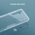 Nillkin Luxury Soft Silicone Case for Samsung Galaxy S24 Phone Cases Transparent TPU + PC Silicone Clear Back Cover. 