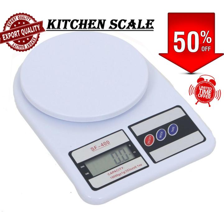 Digital LCD Electronic Kitchen Scale Food Weighing machine Automatic Measuring 1g 10kg Daraz.pk