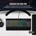 CORSAIR K55 RGB PRO Keyboard Black. 