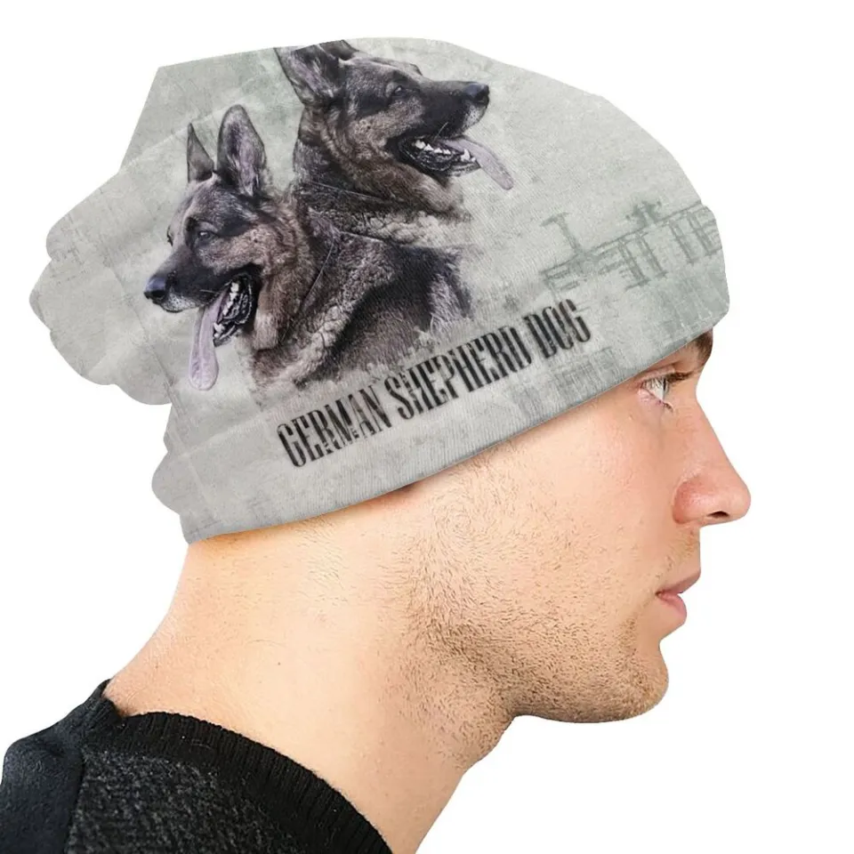 German Shepherd Dog Beanies Caps For Men Women Unisex Streetwear Winter Warm Knit Hat Adult Alsatian Wolf Dog Bonnet Hats Daraz.pk