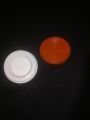 6pcs 10g empty Jar Orange cap Milky White round about 6 inch for skin care cream portable cosmetic empty jar pot box, colored makeup nail art cosmetic empty container with Orange lid 10g jar ● Made of high quality plastic material ● size 10 gram ● very cu. 