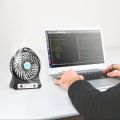 Summertime Outdoor Hand Fans with Three Modes of Speed Regulation, Compact and Silent Mini Fan Air Cooler, USB Charging Desktop Fans. 