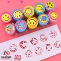 Emoji Stamps Set For Kids Funny Stamping Set For Kids Cute Emoji Stamps ( 10 Pcs Set ) - 1060. 