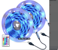 LED Strip Lights, 6M/19.7ft 180LED RGB USB Color Changing Led Light Strip with 24-Keys Remote Control,16 Multi Color&4 Lighting Modes,IP67 Waterproof Strip Lights for. 
