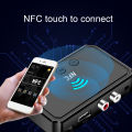 Wireless Receiver High Fidelity NFC RCA AUX3.5mm Bluetooth-compatible 5.0 HiFi Receiver. 