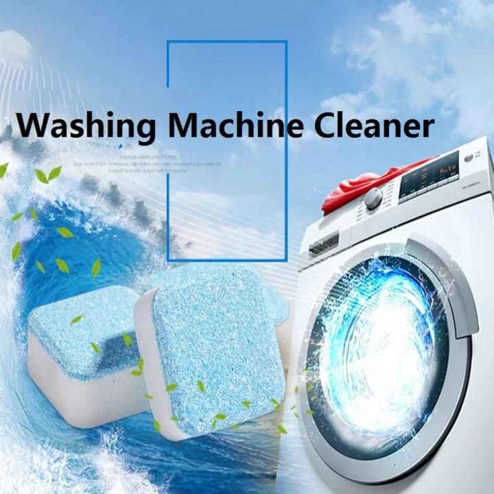 Washing Machine Cleaner Tablets, 12 Solid Deep Cleaning Tablet, Finally Clean All Washers Machines Including HE Front Loader Top Load