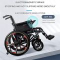 Folding Electric Powered Wheelchair Personal Mobility Scooter Wheelchair - Aluminum Alloy Material is Lighter and Stronger. 