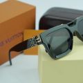 Lensify LV Brand Designer Square Sunglasses Men Women 2024 Fashion Thick Frame Sunglasses UV400 with Free LV Branded Box. 