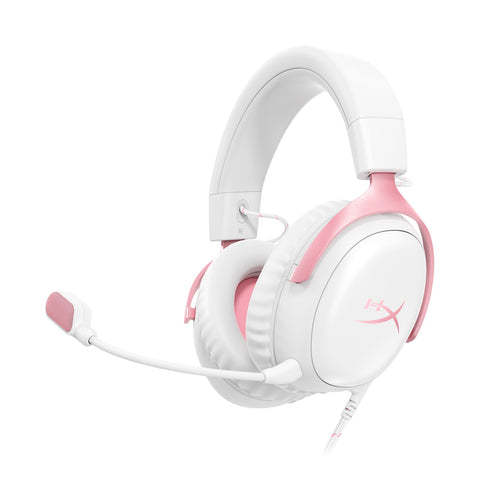 HyperX Cloud III – Wired Gaming Headset, PC, PS5, Xbox Series X|S, Angled 53mm Drivers, DTS, Memory Foam, Durable Frame, Ultra-Clear 10mm Mic, USB-C, USB-A, 3.5mm
