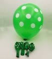 POLKA DOT LATEX BALLOON PARTY DECORATION BALLOONS ( PACK OF 25 BALLOONS ). 