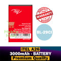 iTel A26 Battery BL-29CI Replacement Premium Quality 3000mah Battery For iTel A26. 