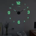 Decor Club Wooden 3D Wall Clock, DIY Quartz Hanging Watch for Home and Office Decor. 
