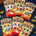 6pcs Creative Cartoon Chinese Snake Year Red Envelopes Traditional Paper 2025 New Year Red Envelopes Hongbao Blessing Money Pockets Spring Festival. 