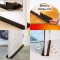 Door Draft & Dust Stopper (Insect Protector) (18 to 44 inches) - Please select the required size before order - Black. 