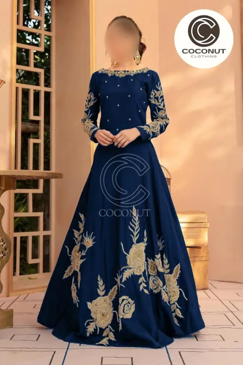 Stitched%20Heavy%20Embroidery%20Neck%20Line,%20Sleeves%20&%20Bottom%20Maxi%20Dress%20for%20Girls%20/%20Stitched%20Dress/%20Readymade%20Dress%20/%20Ready%20To%20Wear%20Dress%20for%20Women%20-%20Image%202