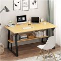 Modern Simple Office Desk with Storage (Color : A, Size : 120x60x74cm(47x24x29inch)). 