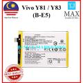 Vivo Y81 / Y83 Battery Replacement B-E5 Battery with 3260mAh Capacity-Silver. 