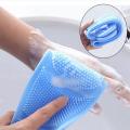 Silicone Body Wash, Body Scrubber Belt With Double Side Shower Belt Back Scrubber Silicone Bath And Body Shower Brush Bath Scrubber Ultra Soft Silicone Bath & Shower Brush Silicone Body Brush Massage Bath Brush Shower Scrubber. 