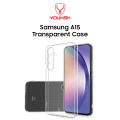 Youksh Samsung A15 - Transparent Jelly Back Cover With Camera Protection - Transparent Samsung Series.. 