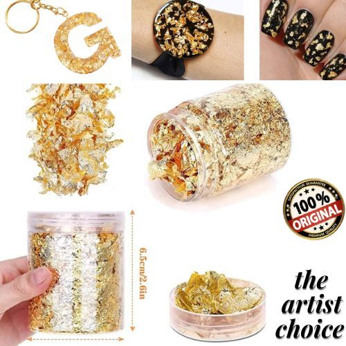 Foil%20Flakes%20for%20Resin%20art,%20Calligraphy,%20Nail%20art%20Imitation%20Gold%20and%20Silver%20leaf%20flakes%20for%20paintings%20and%20crafts%20fully%20filled%20box%20-%20Image%204