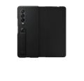 Samsung Galaxy Z Fold 3 Leather Flip Cover 5G Black. 