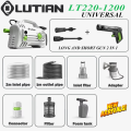 LUTIAN - LT220-1200 - CAR / UNIVERSAL EDITION 100 BAR HIGH CAR PRESSURE WASHER - 1200 WATTS - AUTO START- SELF PRIMING - PORTABLE. 
