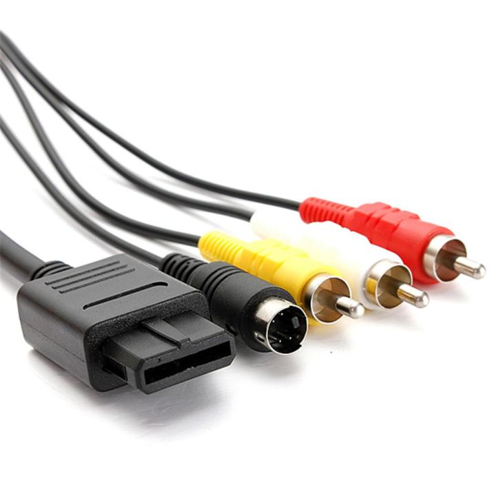 【All Of Me】For-N64 AV Cable AV TV S-Video Super For Gamecube64 For SNES For NGC