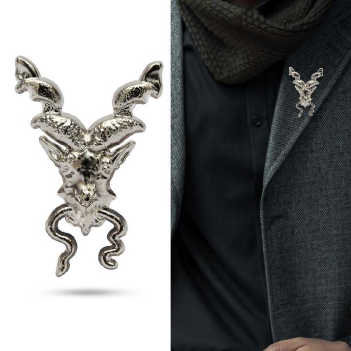Markhor Badge Brooch Lapel Pin Markhor Shape