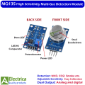 MQ135 Air Quality Gas Sensor Module for Arduino NH3 CO2 Smoke Detection High Sensitivity Reliable Performance by Electrica. 