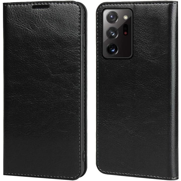For Samsung Galaxy Note 20 Ultra - Full Protective Premium Soft Leather Front and Back Kickstand Flip Cover Case For Samsung Galaxy Note 20 Ultra