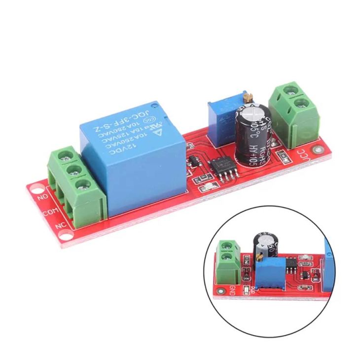 Ne555 Timer Switch Adjustable Module Time Delay Relay Module Dc 12v ...