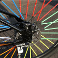 12PCS/Bag Bicycle Wheel Spokes Reflective Sticker Tube Strip Warning Light DIY 7.5cm Cycling Reflector Reflective Safety Kit. 