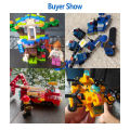 Lego City Police Command 6IN1 Trucks Building Blocks Policeman Robot Car Helicopter Model Bricks Toys for Children. 