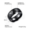 pack Of 3 Superman Logo Stainless Steel Titanium Ring For Boys and Girls. 