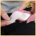 Pack of 4 Paper Soap – Disposable Travel Soap Outdoor Portable Mini Paper Washing Hand Bath Clean Scented Slice Sheets 20pcs Box for School, Office & Camping Hiking. 