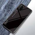 Vantime for Xiaomi Poco M3 Case Gradient Phone Back Hard Glass Cover. 