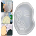 Customized Keychain 3D Face Shape Silicone Candle & Soap Molds For Women, Men, Kids - Durable Resin Casting Clay Mold For Soaps, Candles, Cakes Serving Board Resin Mold. 