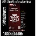 Lamination Old ID Card Size. 