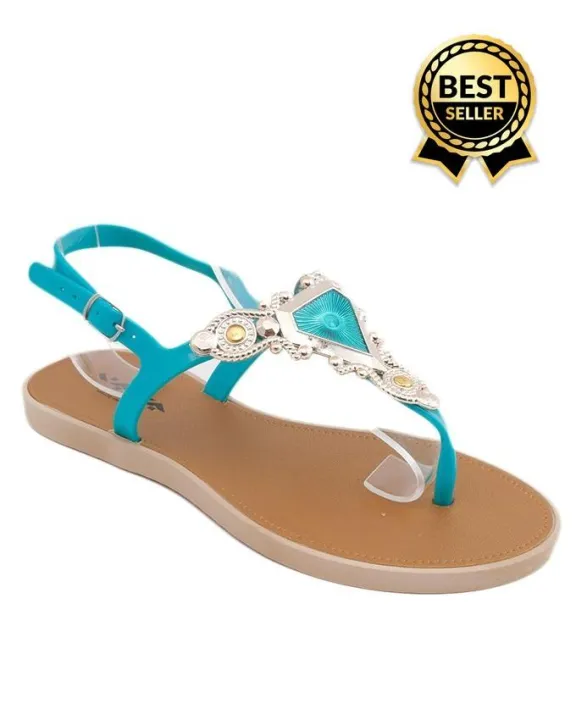 Maya%20Traders%20Sea%20Green%20Imported%20Italian%20Design%20Fancy%20Women's%20Stylish%20Flat%20Sandals%20-%20Comfortable%20Party%20&%20Casual%20Wear%20-%203K%20-%20Image%205
