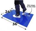 Antibacterial Floor Mat Dust-free Mat Portable Durable
Sticky Floors Pads Dust Dirt Remover Mat, Tearable
Cleaning Mat 36×24. 